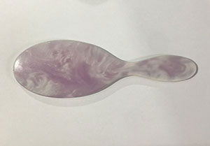紫色大理石梳子UV打印加工