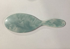 蓝色UV打印大理石梳子