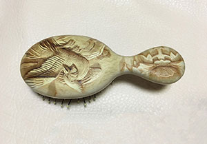 3D木雕UV打印梳子