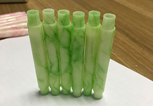 化妆笔大理石效果UV打印