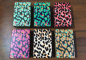 香烟盒六面印花纹